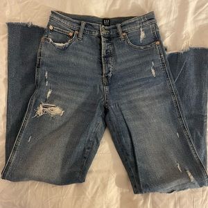 Gap High Rise Cheeky Straight Jeans TALL
